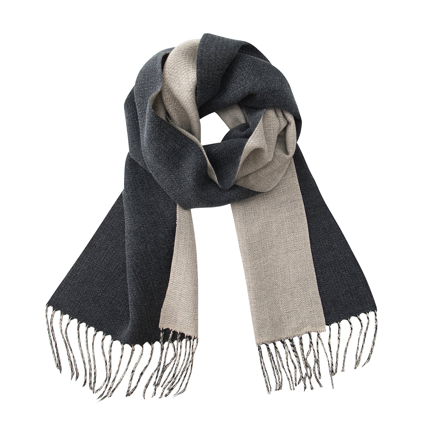 Two Tone Color Cashmerefeel Scarf