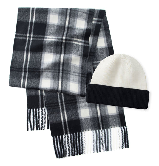 "Luxurious Beyond Cashmere" Scarf & Beanie Set