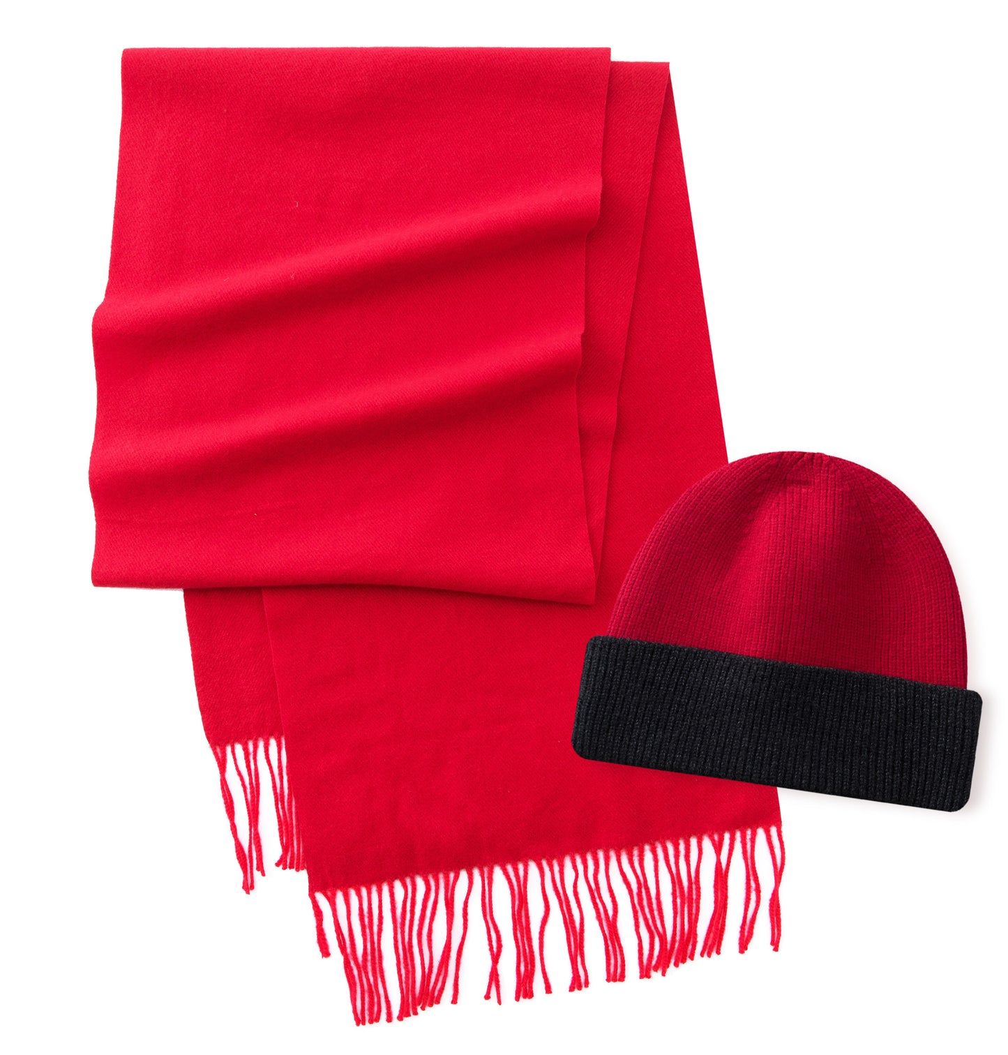 "Luxurious Beyond Cashmere" Scarf & Beanie Set