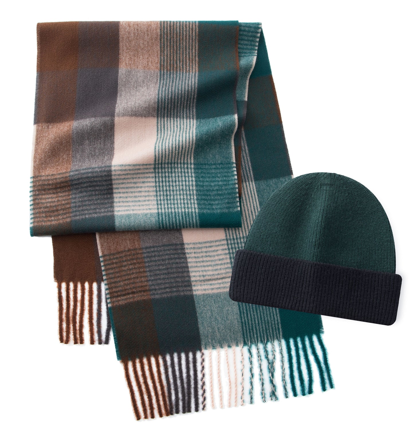 "Luxurious Beyond Cashmere" Scarf & Beanie Set
