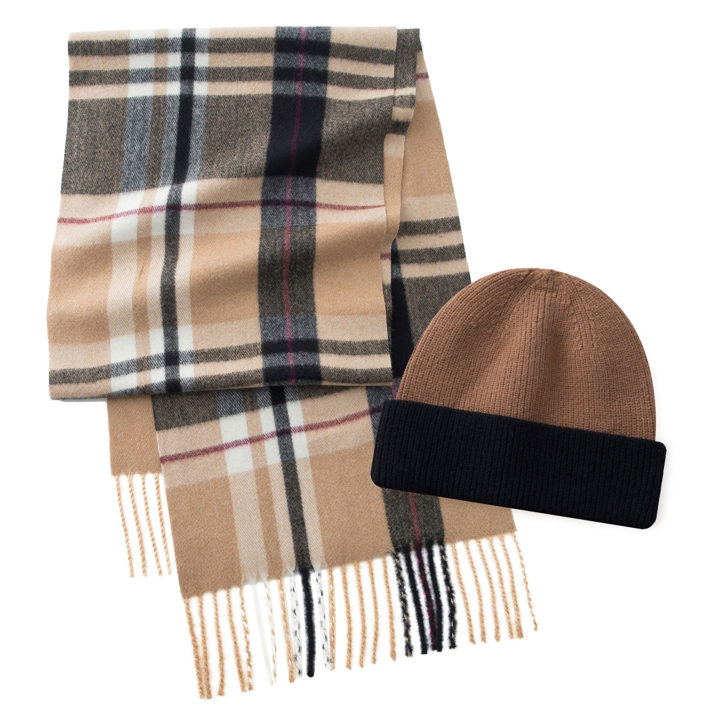 "Luxurious Beyond Cashmere" Scarf & Beanie Set