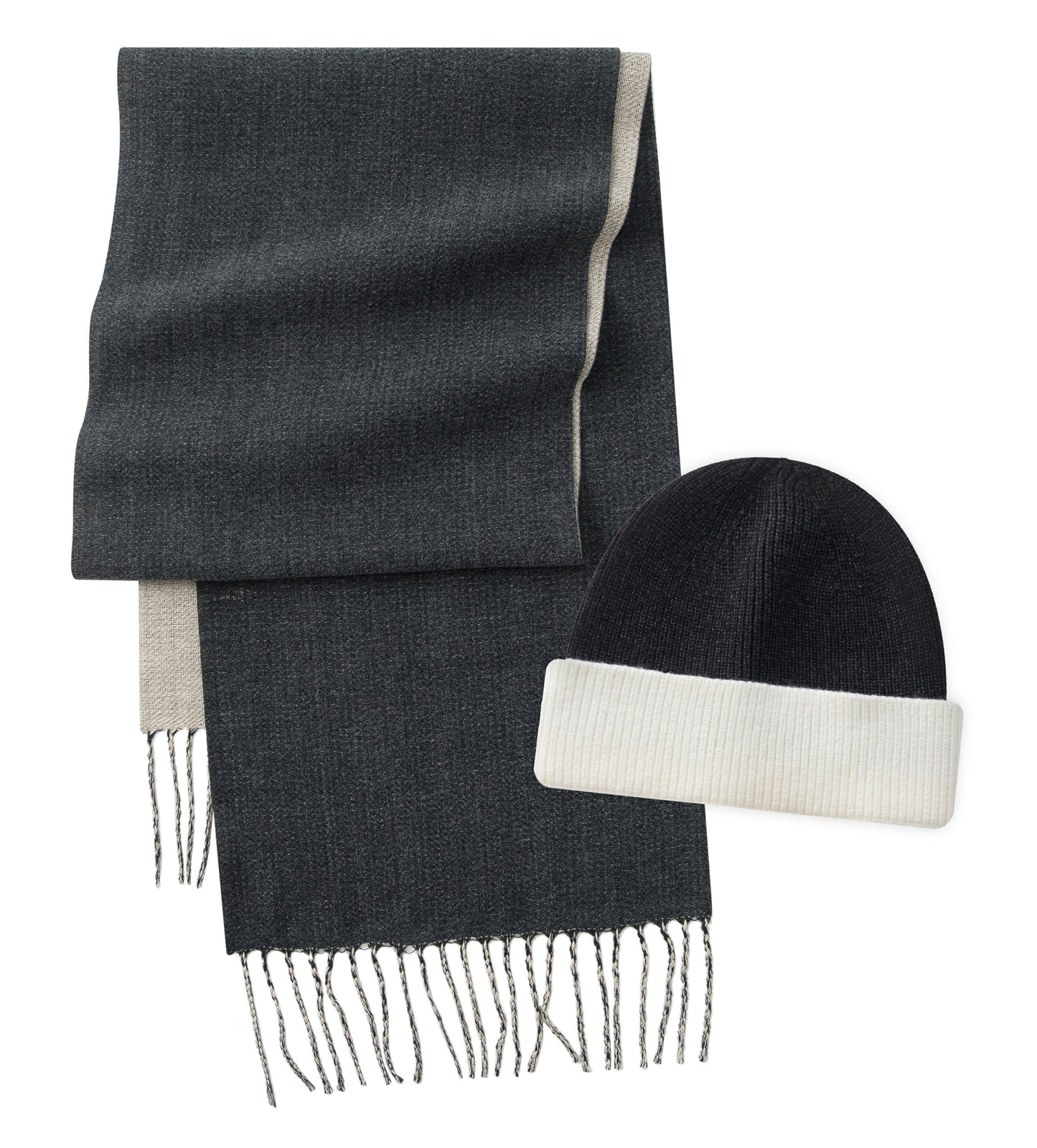 "Luxurious Beyond Cashmere" Scarf & Beanie Set