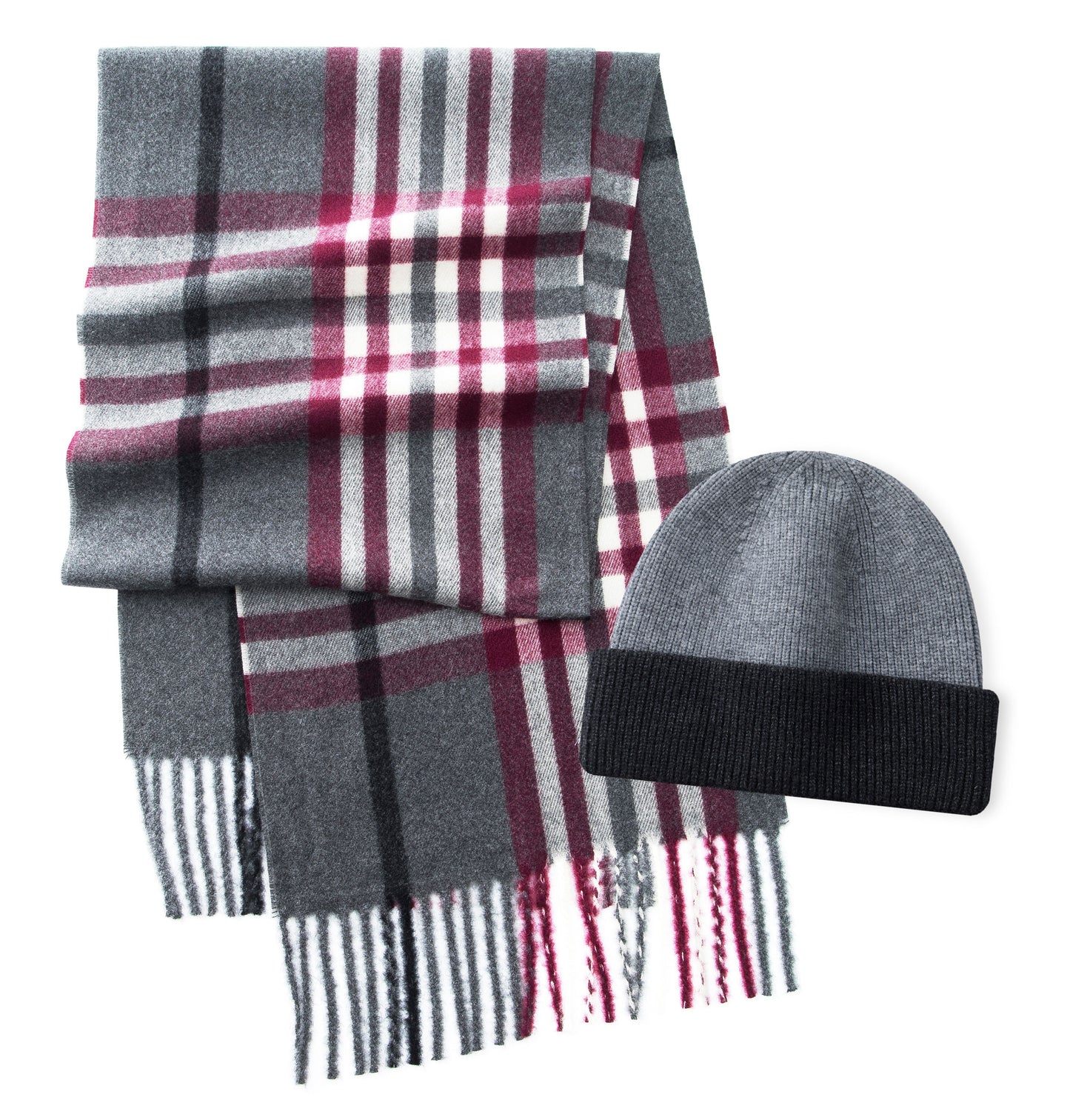 "Luxurious Beyond Cashmere" Scarf & Beanie Set