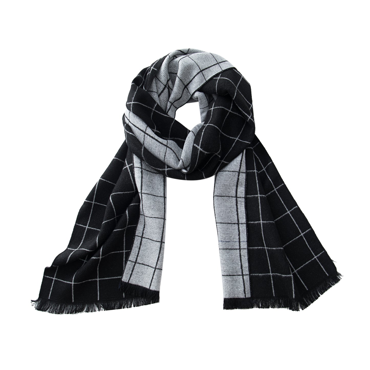 Extremely luxurious Plaid scarf