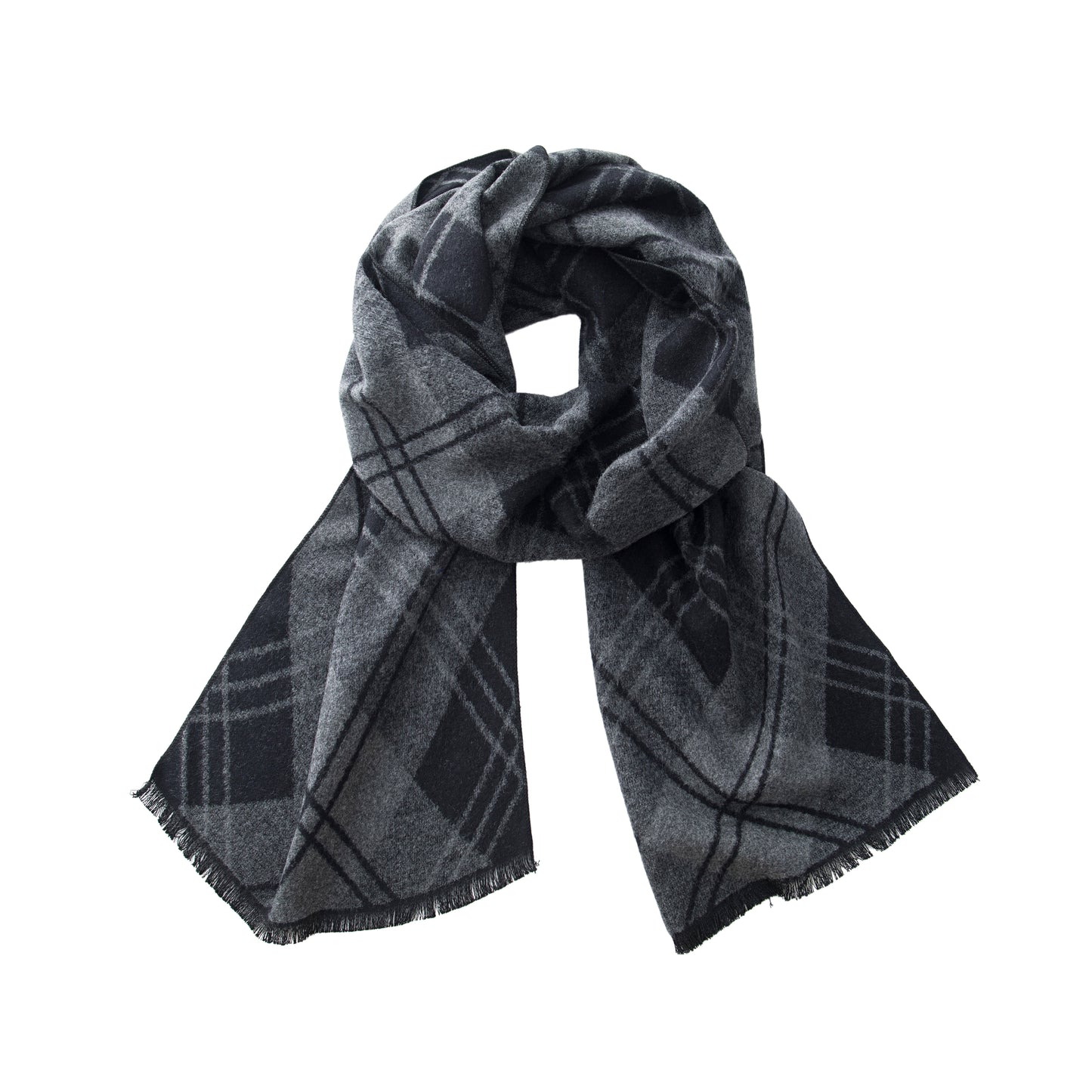 Extremely luxurious Plaid scarf