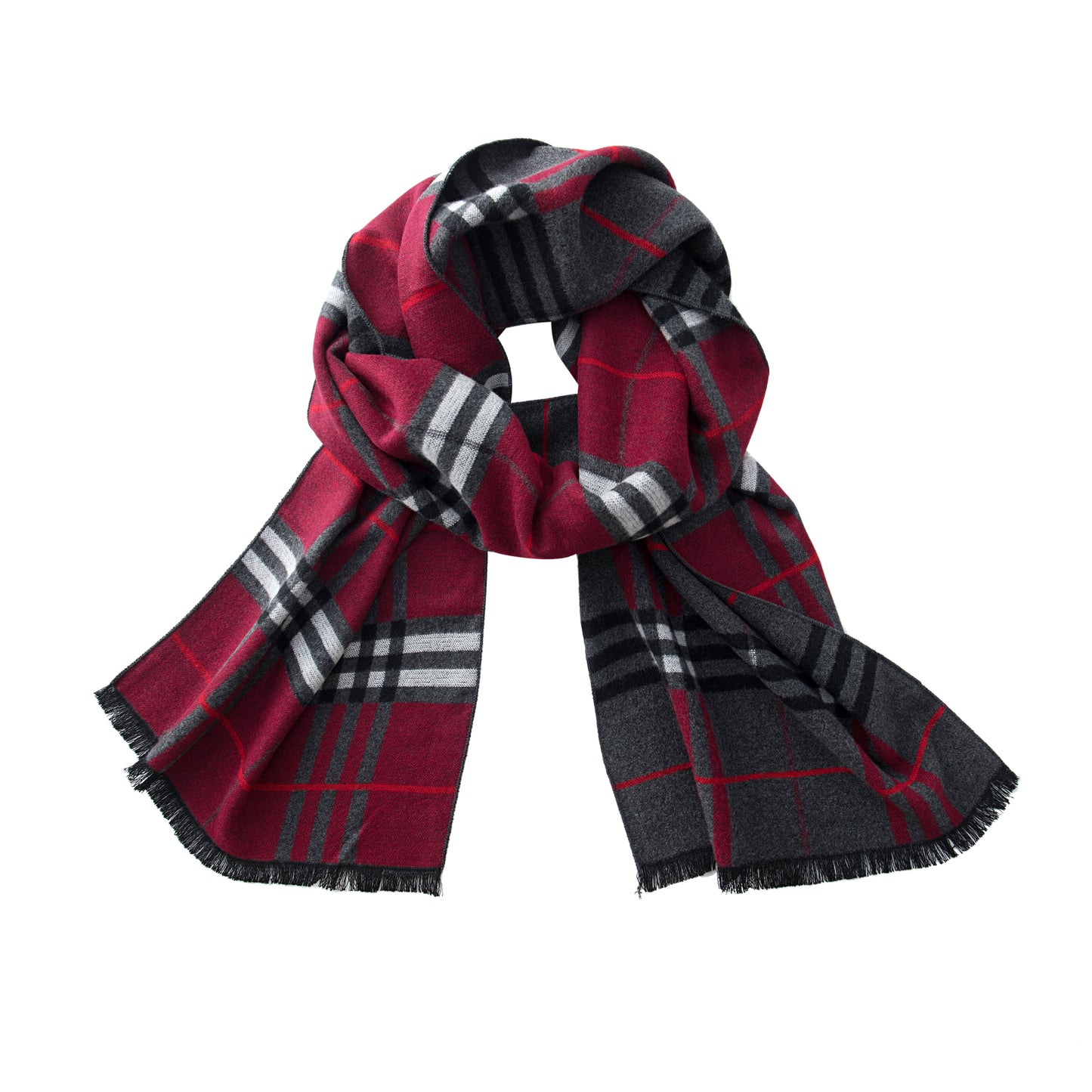 Extremely luxurious Plaid scarf