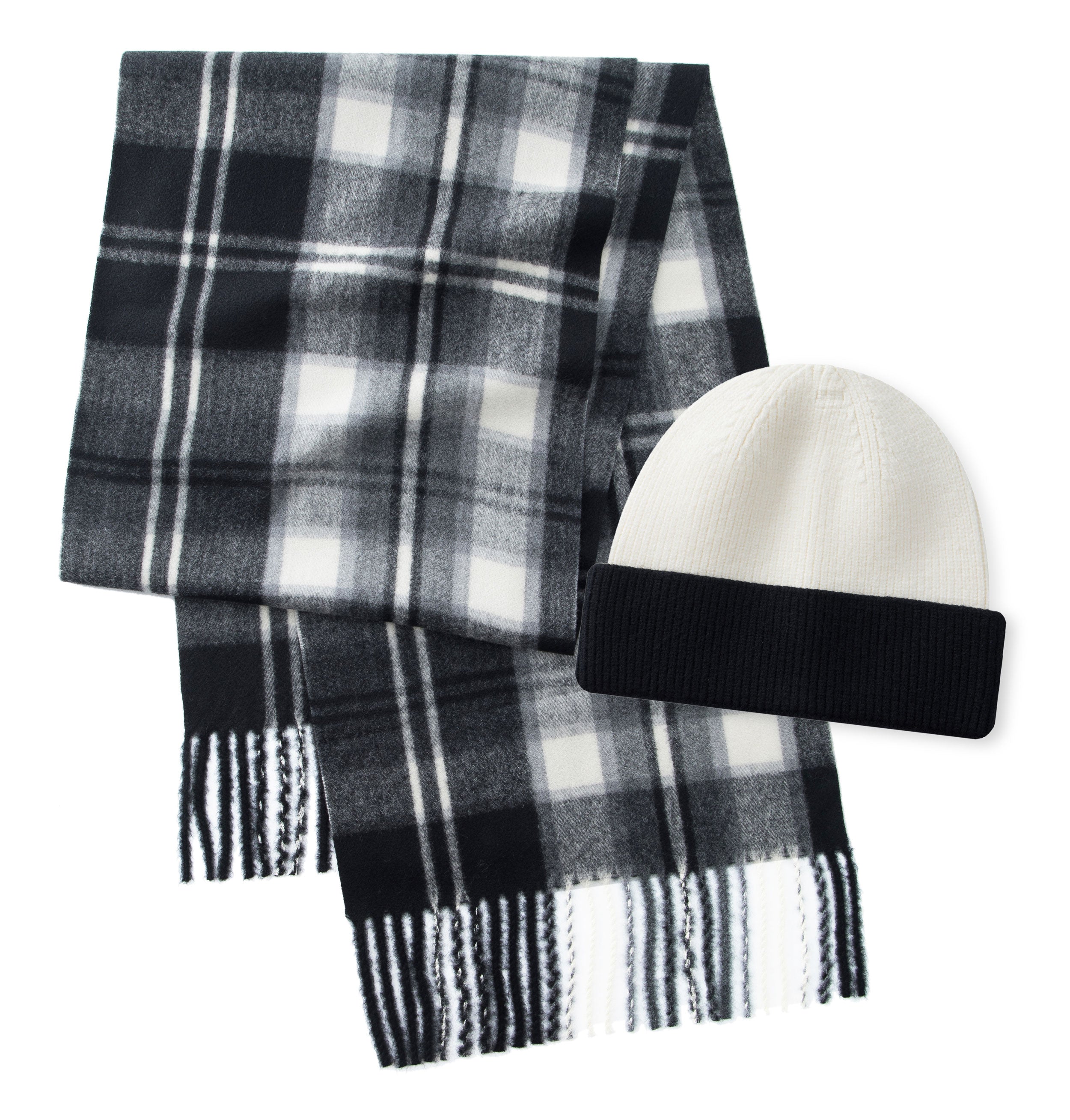 CALVIN & OLIVIA | Scarf & Beanie Set A