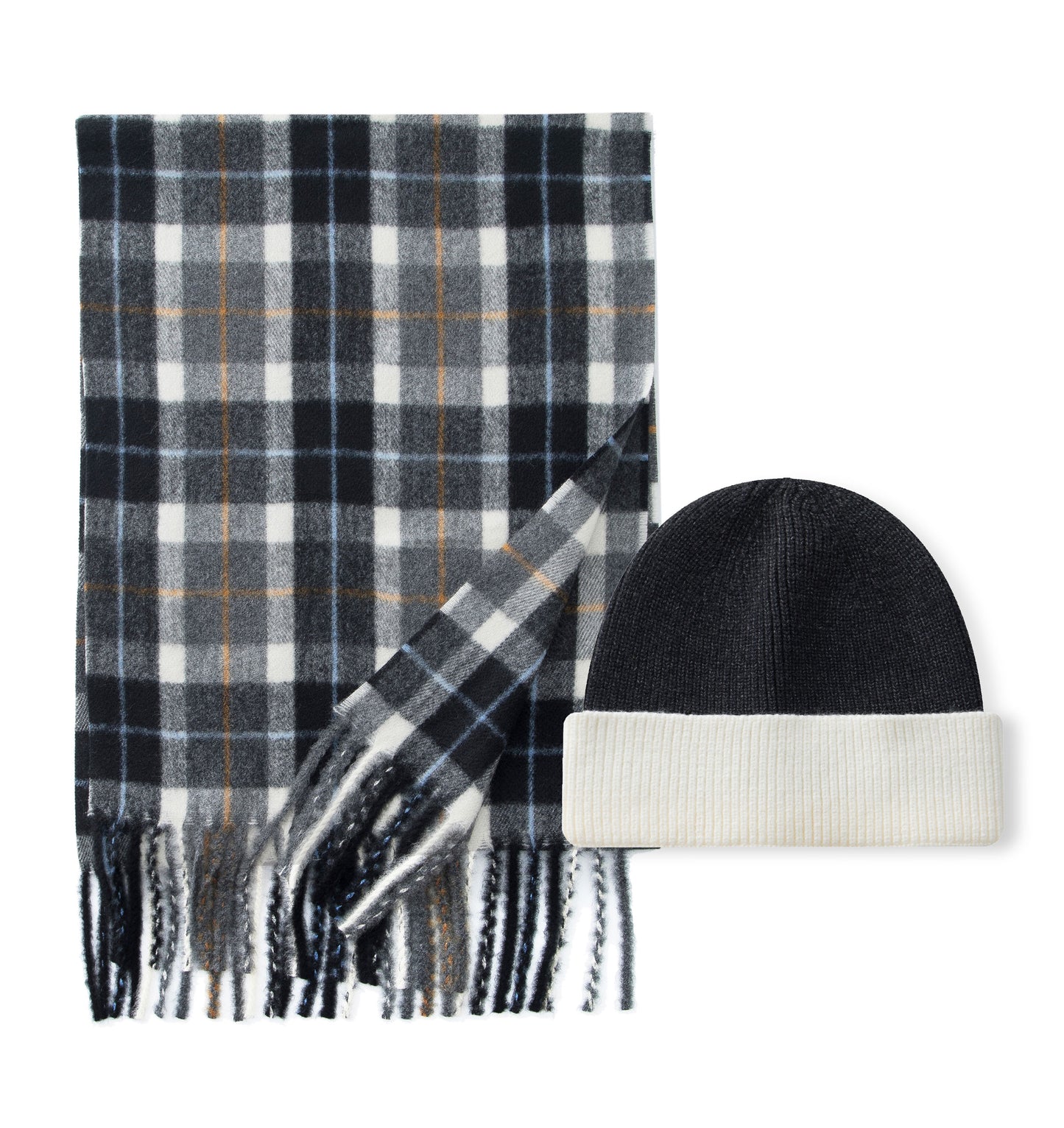 "Luxurious Beyond Cashmere"  Scarf & Beanie Set