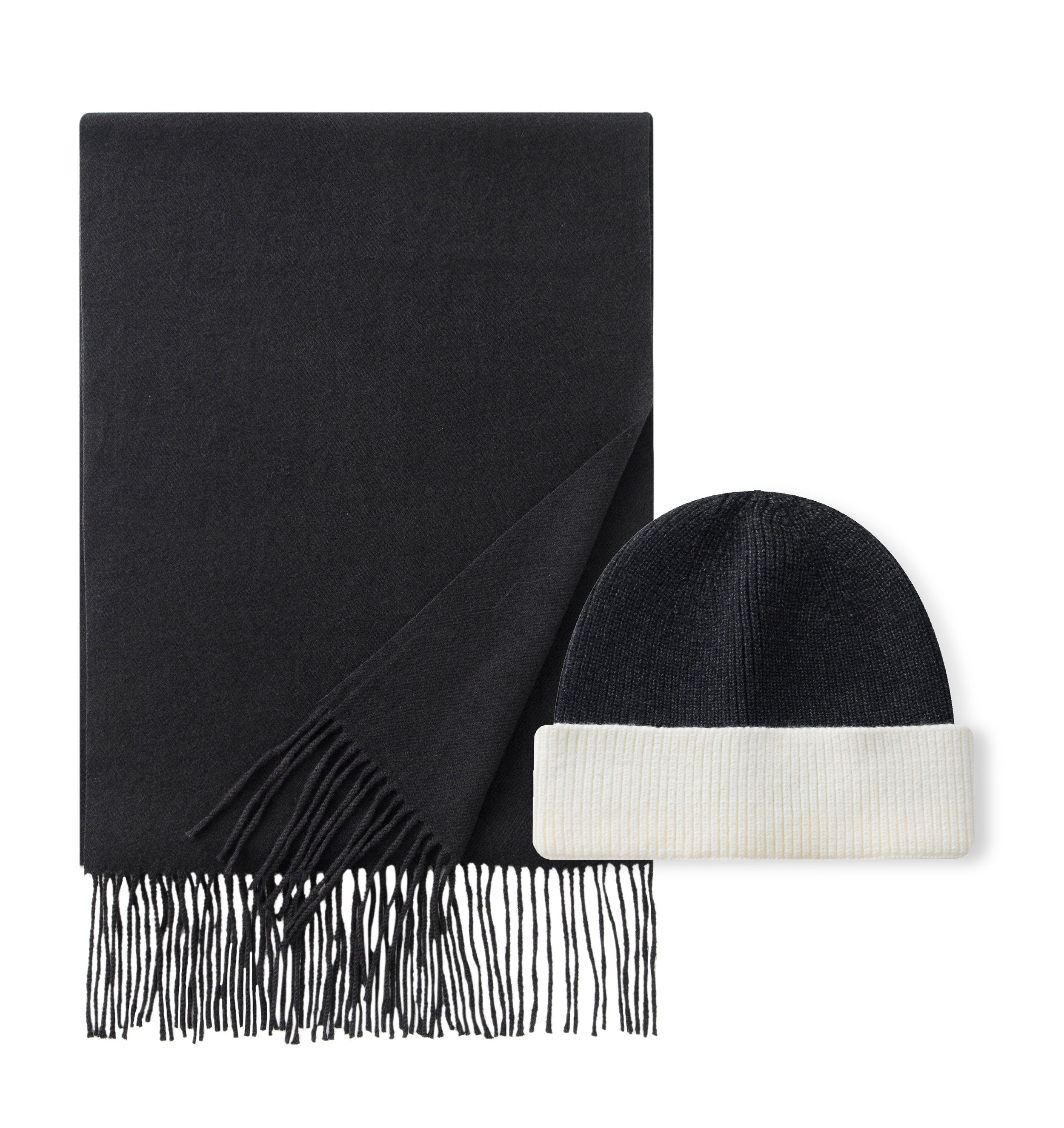 CALVIN & OLIVIA | Scarf & Beanie Set A
