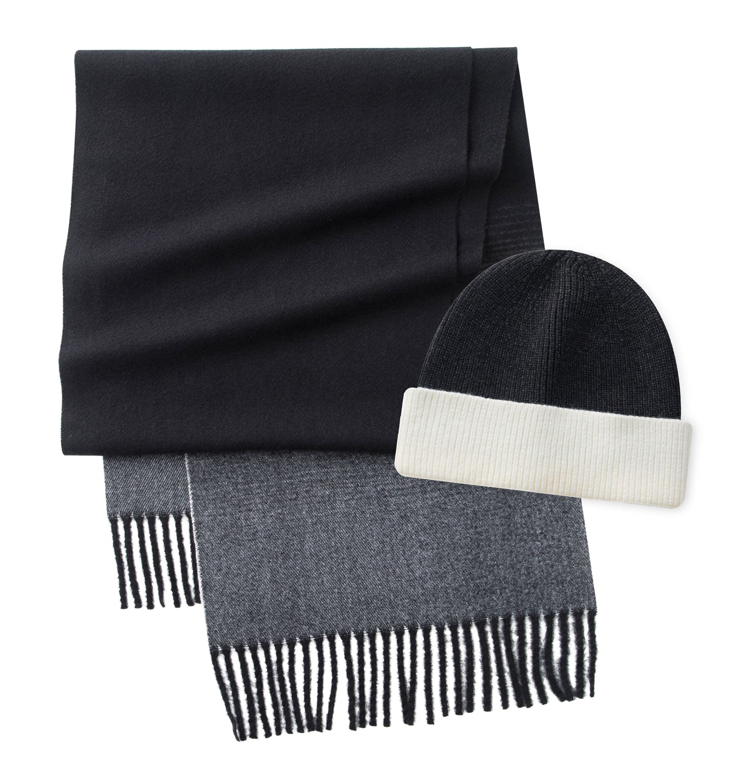 "Luxurious Beyond Cashmere"  Scarf & Beanie Set