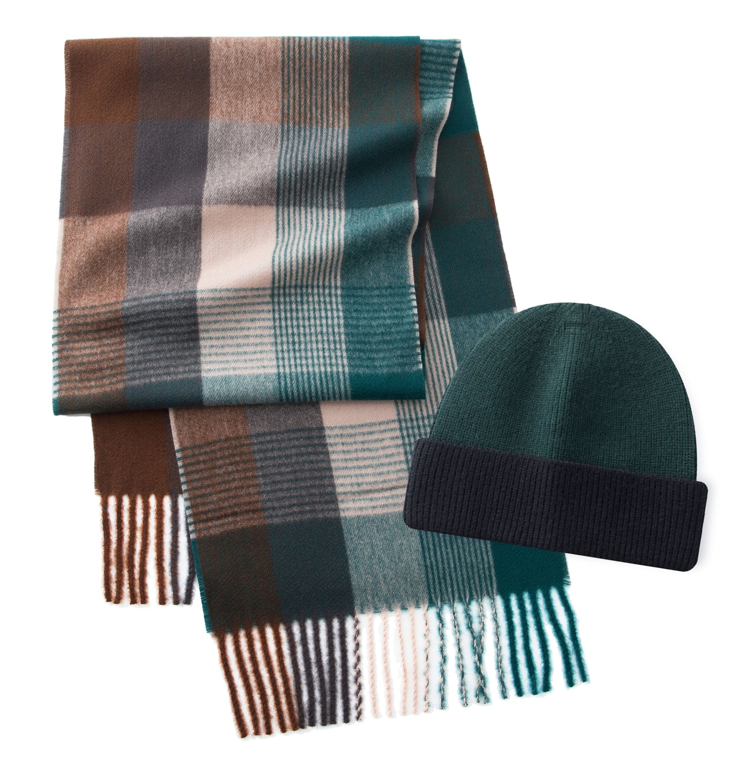 "Luxurious Beyond Cashmere"  Scarf & Beanie Set