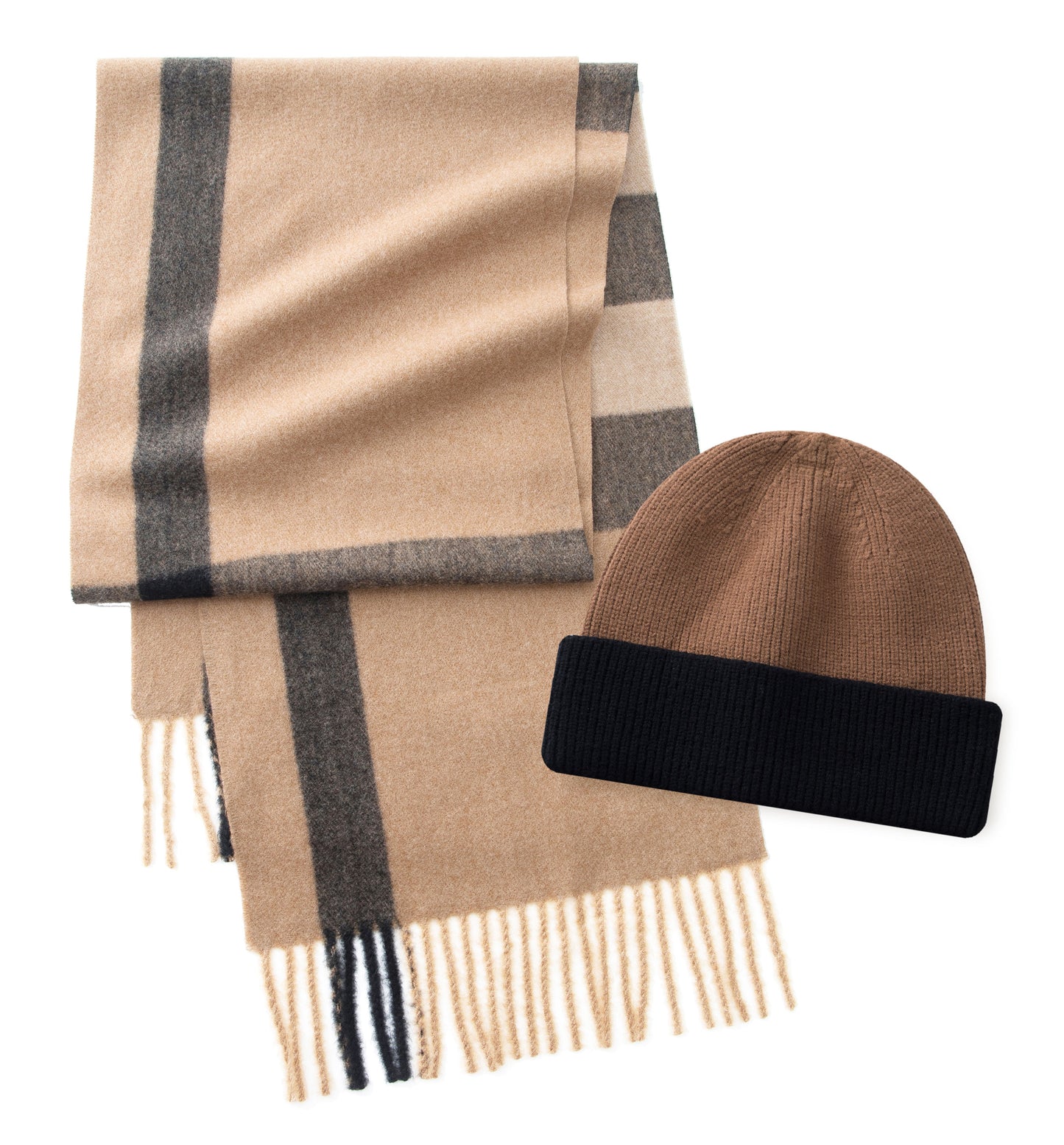 "Luxurious Beyond Cashmere"  Scarf & Beanie Set