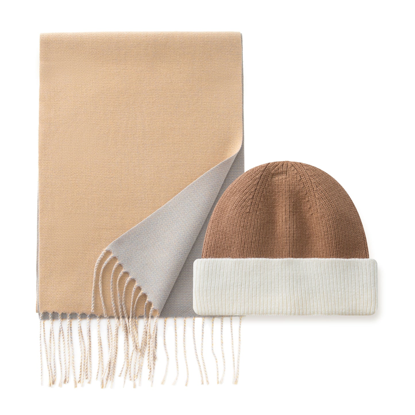 "Luxurious Beyond Cashmere"  Scarf & Beanie Set