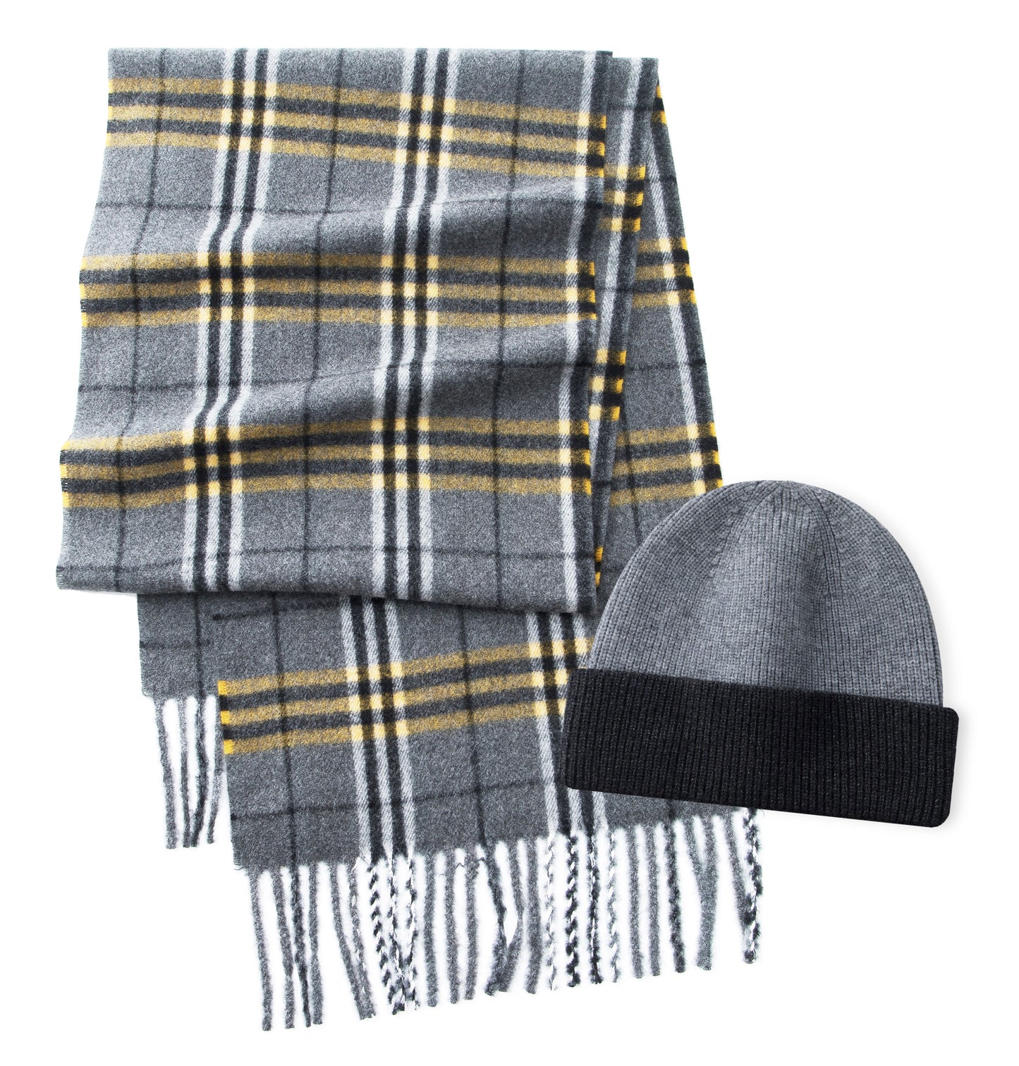 "Luxurious Beyond Cashmere"  Scarf & Beanie Set