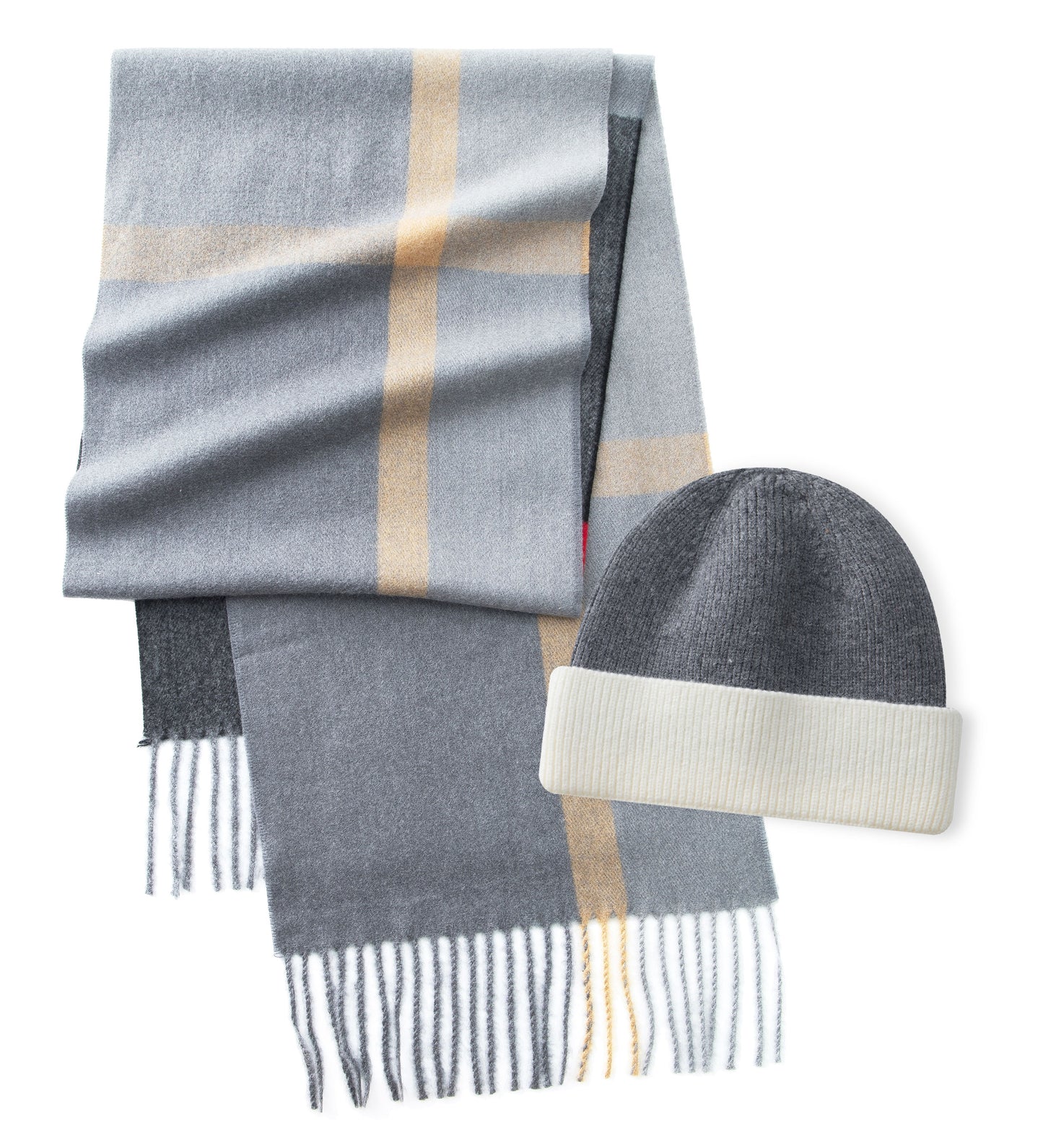 "Luxurious Beyond Cashmere"  Scarf & Beanie Set