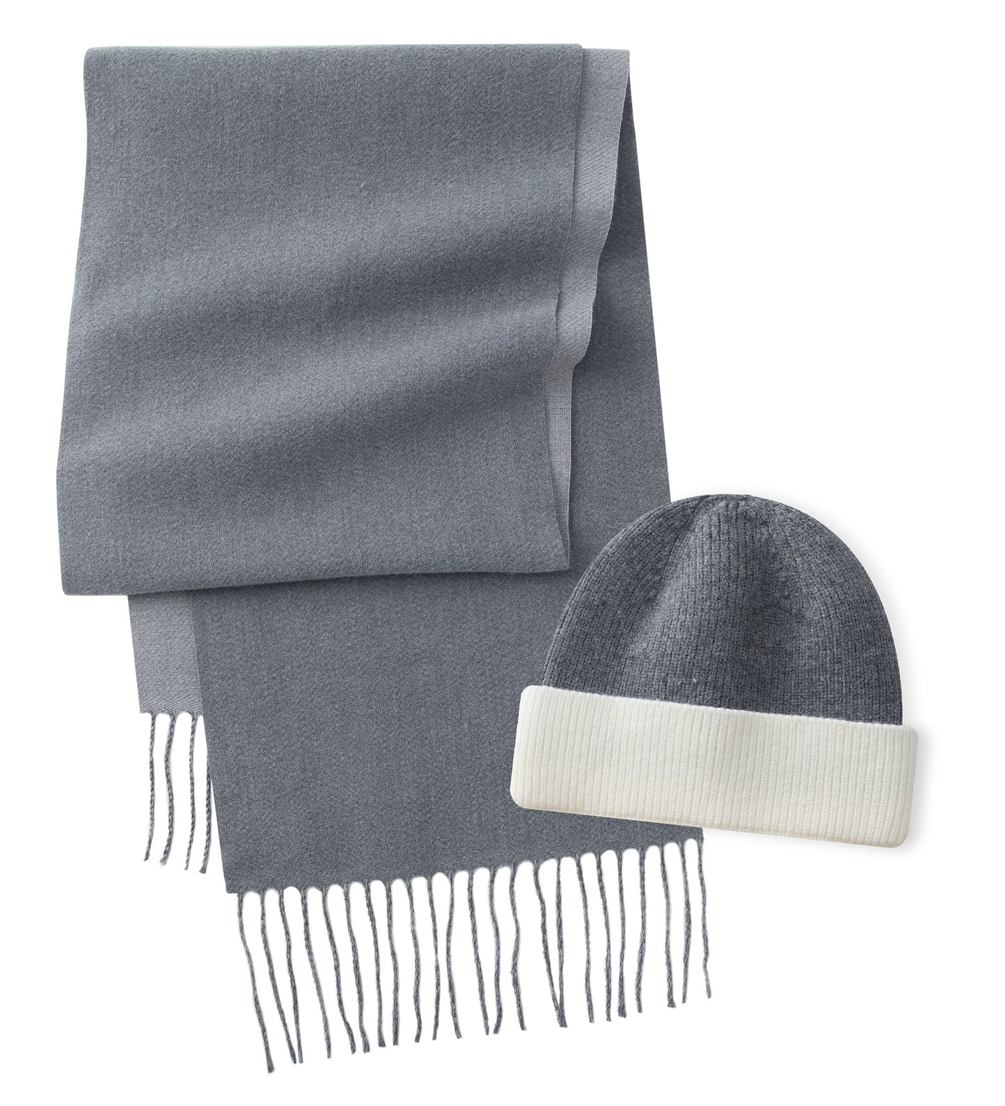 "Luxurious Beyond Cashmere"  Scarf & Beanie Set